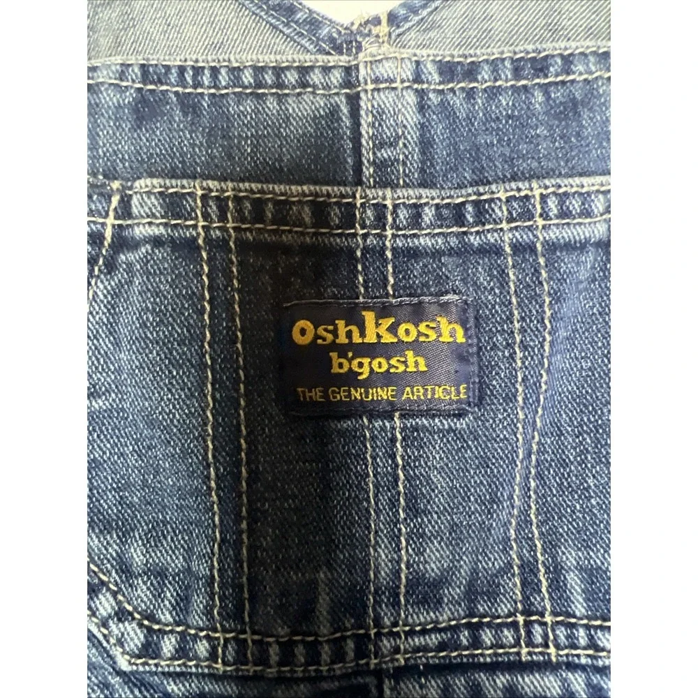 Oshkosh Toddler Boys or Girls Blue Denim Bib Overalls‎ (Size 24 Months)